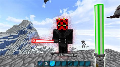 Minecraft Star Wars Texture Pack Mod Lightsabers In Sky Wars