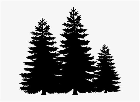 Download Svg Stock Evergreen Tree Line Clipart Pine Tree Silhouette