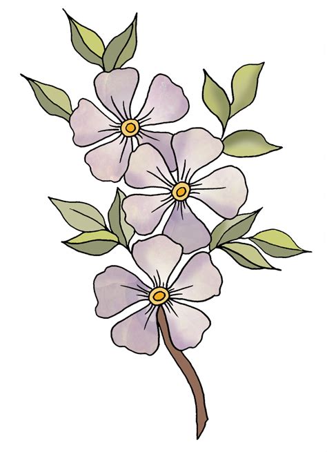 Artbyjean Purple Wood Roses A Collection Of Flower Prints Clip Art