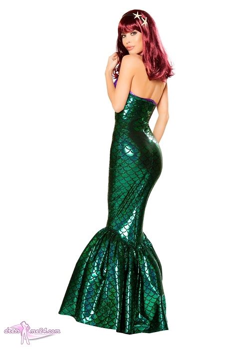 sexy meerjungfrau kostüm kleid mermaid princess märchenkostüme art nr 10076