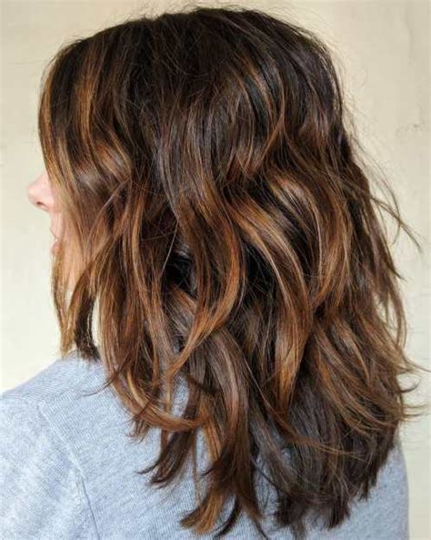 Short wavy hair is trendy, classy and versatile. 80 Sensational Medium Length Haircuts for Thick Hair in 2020