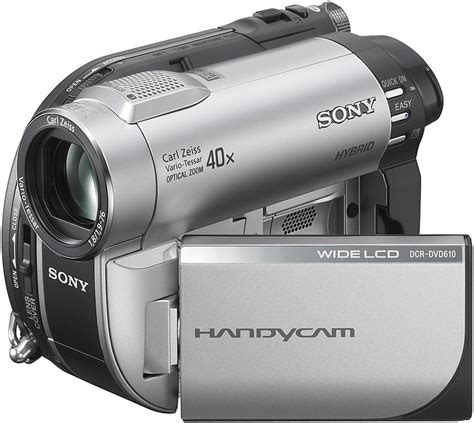 Sony Dcr Dvd610 Handycam Camcorder With 27in Lcd Touch Panel And 40x