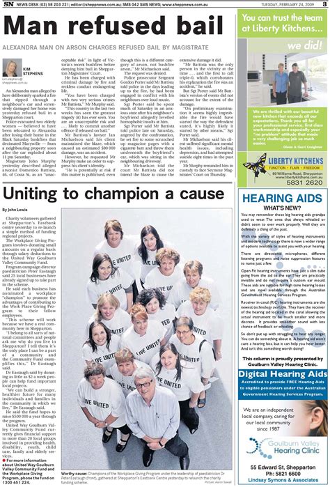 The newspaper is delivered monday to friday. Shepparton news - 24Feb2009 by McPherson Publishing - Issuu