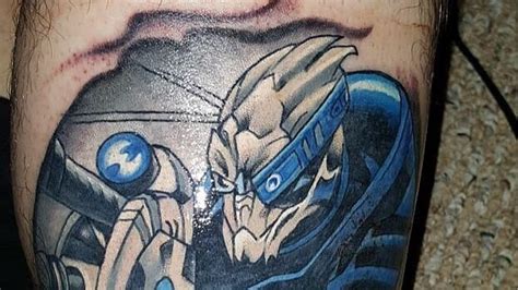 Bad Ass Garrus Tattoo From Mass Effect — Gametyrant
