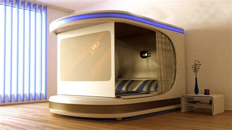 Futuristic Sleeping Pod Bed Bedzine