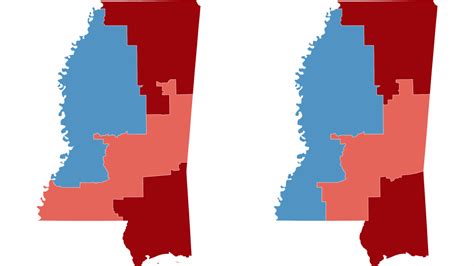Mississippi Redistricting Congressional Maps By District