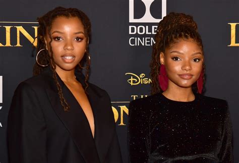 Chloe And Halle Bailey The Lion King Premiere In Hollywood Gotceleb Riset