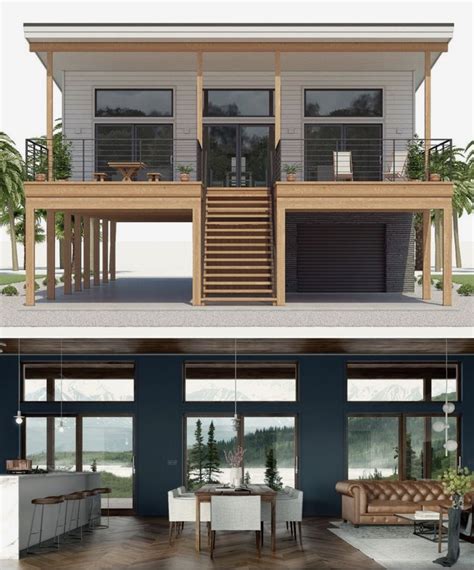 What A Wonderful Space Stilt House Plans House On Stilts Modern