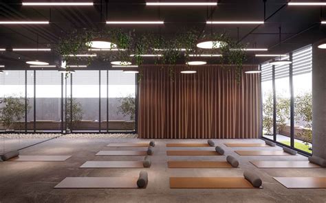 Outpost Los Angeles On Behance Yoga Room Design Yoga Studio Design