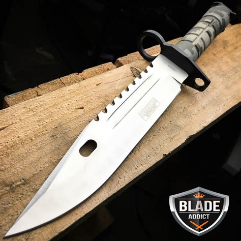 13 Military Survival Rambo Fixed Blade Hunting Knife Bayonet Tactical