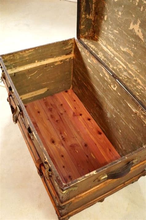 How To Make An Antique Wooden Trunk Antique Poster