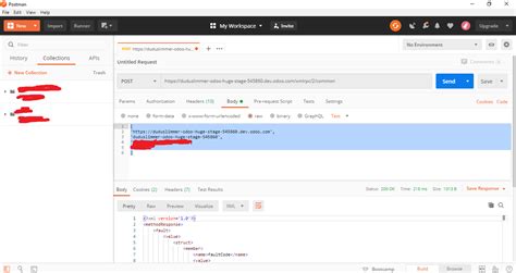 Postman Shows 200 Ok But In Response It Is Showing Error For Odoo Api Stack Overflow