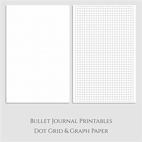 Dot Paper Printable Bullet Journal
