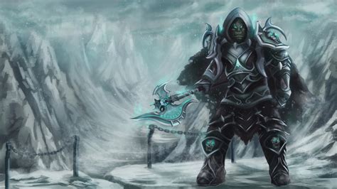 World Of Warcraft Fan Art Orc Death Knight By Gengar1991 On Deviantart