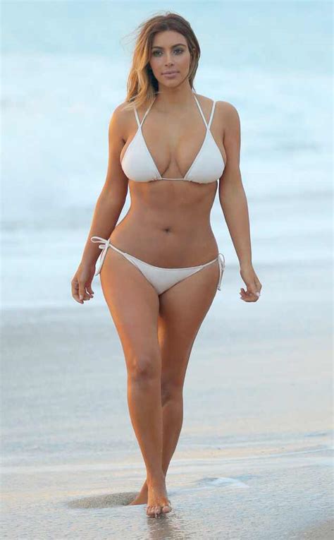 Kim Kardashian Unveils Post Baby Bikini Body See Pics Of Her Sexy