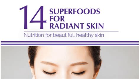 The Best Superfoods For Beautiful Skin Infographic What S Up USANA