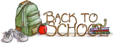 August Back To School Clip Art Free Printable New Images Image 15821