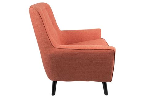 Accent chairs can serve two purposes: Vail 37" Mid-Century Modern Accent Chair in Orange by ...