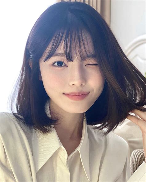 Chinese Korean Short Haircut Kpop Short Hair Ulzzang Short Hair Short Haircuts With Bangs