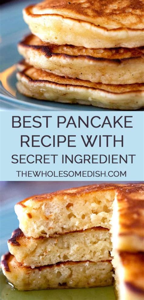 The Best Pancake Recipe The Wholesome Dish