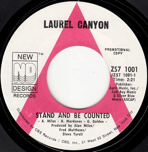 stand and be counted don t let the morning pass by laurel canyon single funk reviews