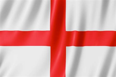Premium Photo Flag Of England St Georges Cross 3d Illustration Of