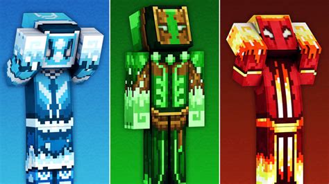 Elemental Sorcerers By 57digital Minecraft Skin Pack Minecraft