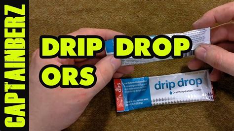 Drip Drop ReHydration Solution ORS YouTube