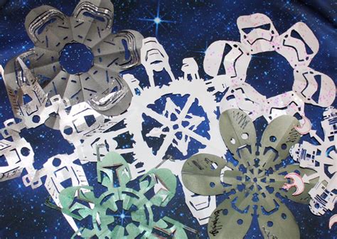 More Geeky Snowflakes For A Paper Winter Storm Geekdad