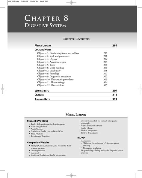 Medical Terminology Chapter 8 Digestive System Answers 25+ Pages Answer