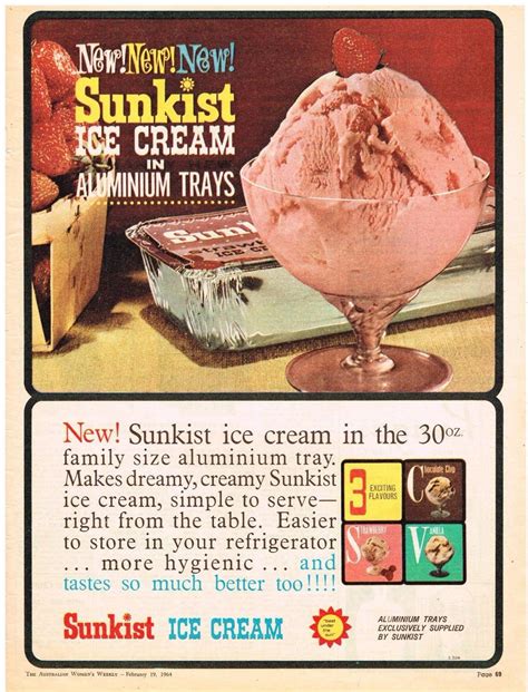 1964 Original Sealtest Ice Cream Advertisementretro Food Advertisement