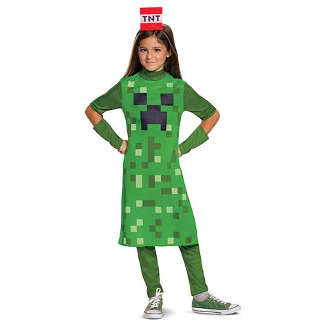 Minecraft Creeper Girls Costume Gadgets Minecraft Merch