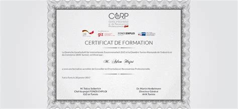 Certificat De Formation Agence De Communication Et Marketing Digital