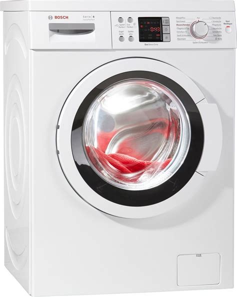 Von bosch waschmaschinen, bosch geschirrspülern und bosch backöfen über bosch waschmaschinen sind meist freistehend, was heißt, sie können ganz ohne montage überall dort. BOSCH Waschmaschine WAQ284V1, 8 kg, 1400 U/Min | OTTO