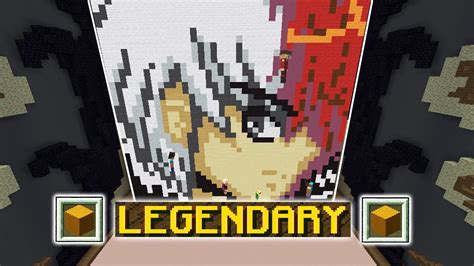 Only Anime Pixel Art Challenge Minecraft Build Battle Motgame