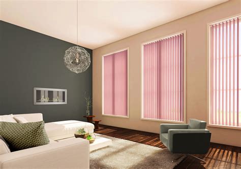 Pink Vertical Living Room Blinds From Style Studio Modern Window