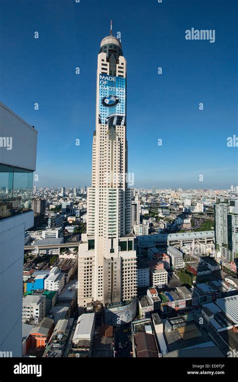 View Of The Baiyoke Tower Thailands Tallest Building Bangkok