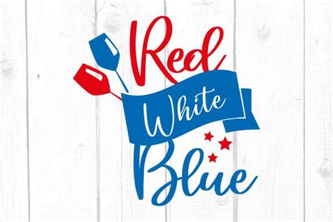 Red White Blue Svg So Fontsy