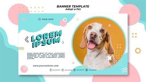 Free Psd Adopt Pet Banner Template Design