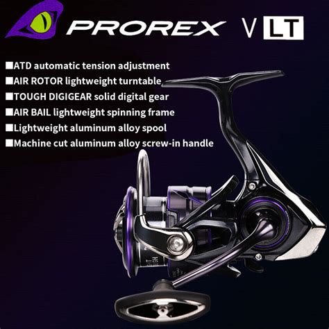 Daiwa Prorex V Lt Spinning Reels Brand New Ultra Smooth Powerful