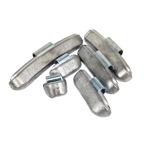 China Cheap Truck Parts Lead Material Clip On Tire Balance Weights 50