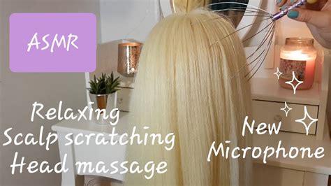 Asmr Tingly Scalp Scratching And Head Massage Combing And Parting Hair