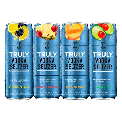 Buy Truly Vodka Hard Seltzer Variety Pack 12 Fl Oz Can 8pk Online At Lowest Price In