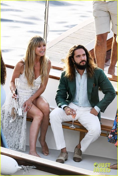 Photo Heidi Klum And Tom Kaulitz Kiss On Boat Before Second Wedding In