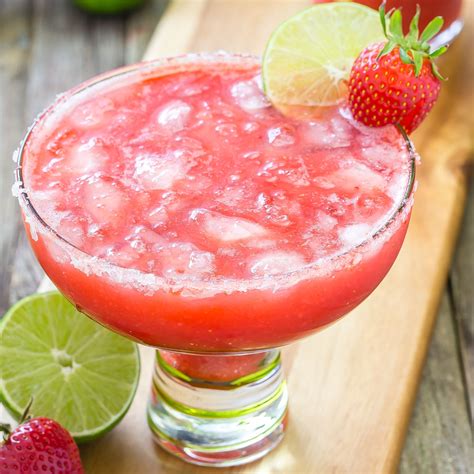 Easy Fresh Strawberry Margarita Cooking On The Front Burner