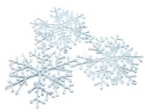 Christmas Snowflakes On Snow Stock Photo Image Of Christmas Xmas
