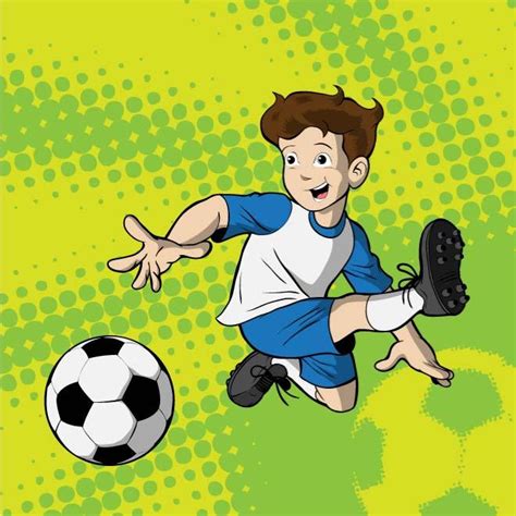 Kid Playing Soccer Vector Free Vectors Ui Download