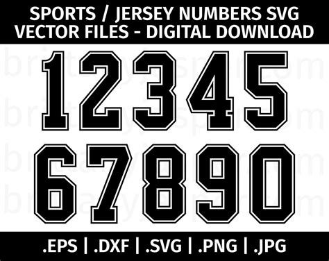 Papercraft Embellishments Clip Art And Image Files Dxf Eps Numbers