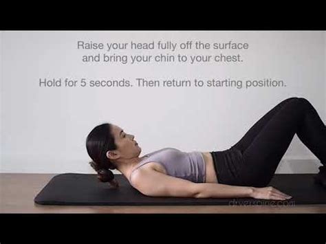 Supine Head Lifts Youtube