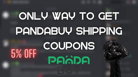 Only Way To Get Pandabuy Shipping Coupons Pandabuy Discord Creator Codes Youtube